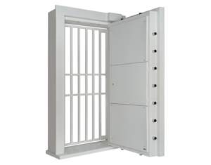 Strong Room Door with Grille Gate