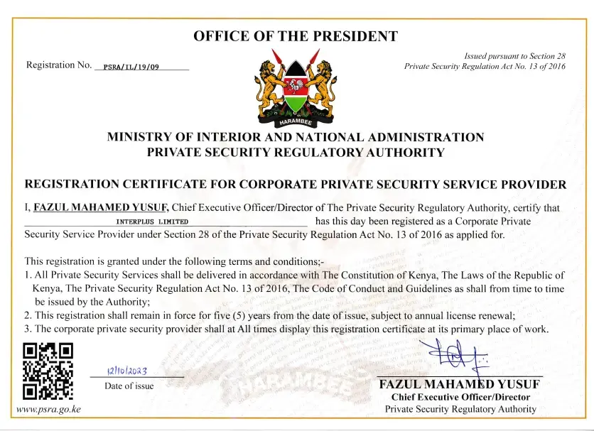 Interplus Safes Limited